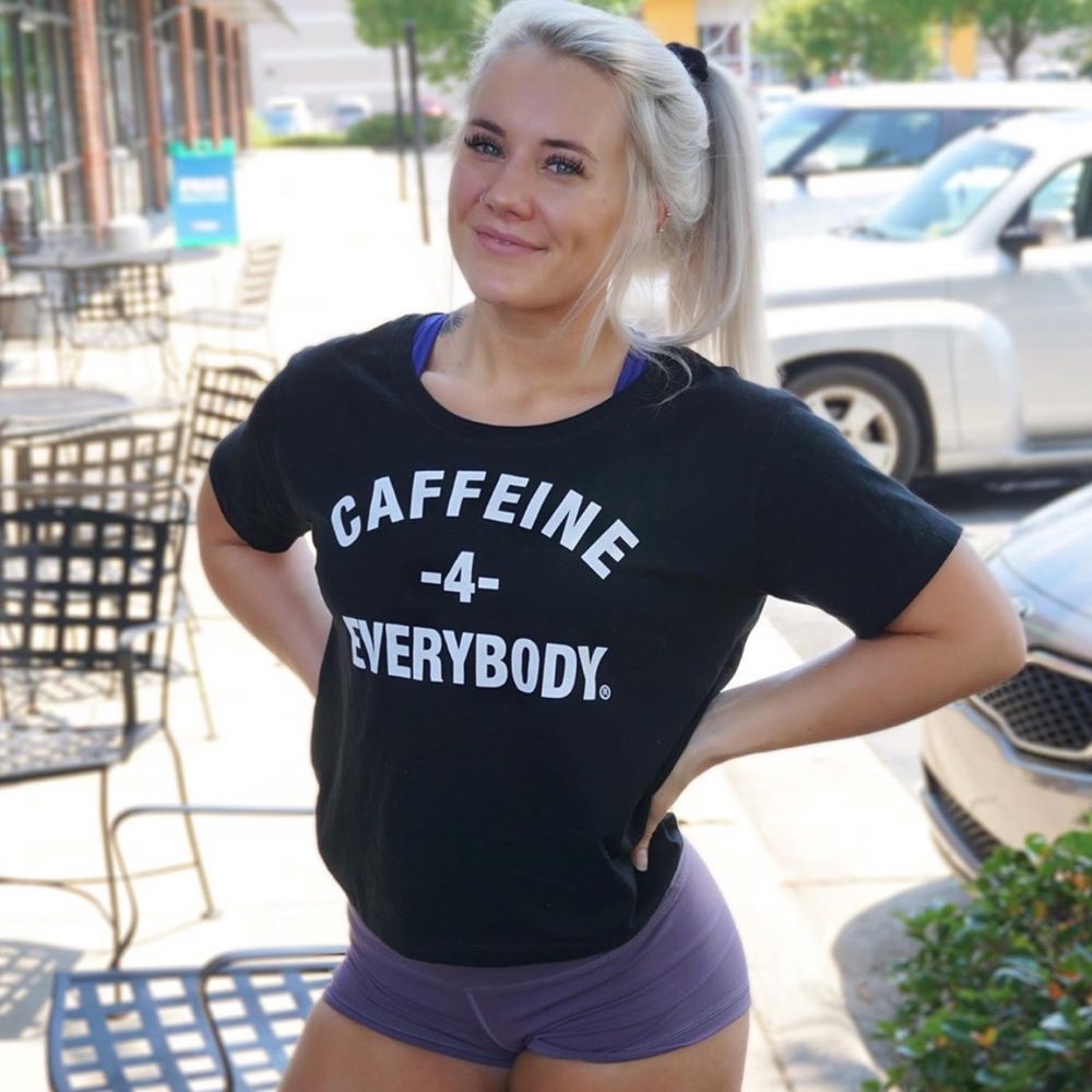 Caffeine and Kilos Crop shirt